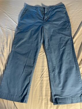 Patagonia Blue Wide-Leg Casual Pants